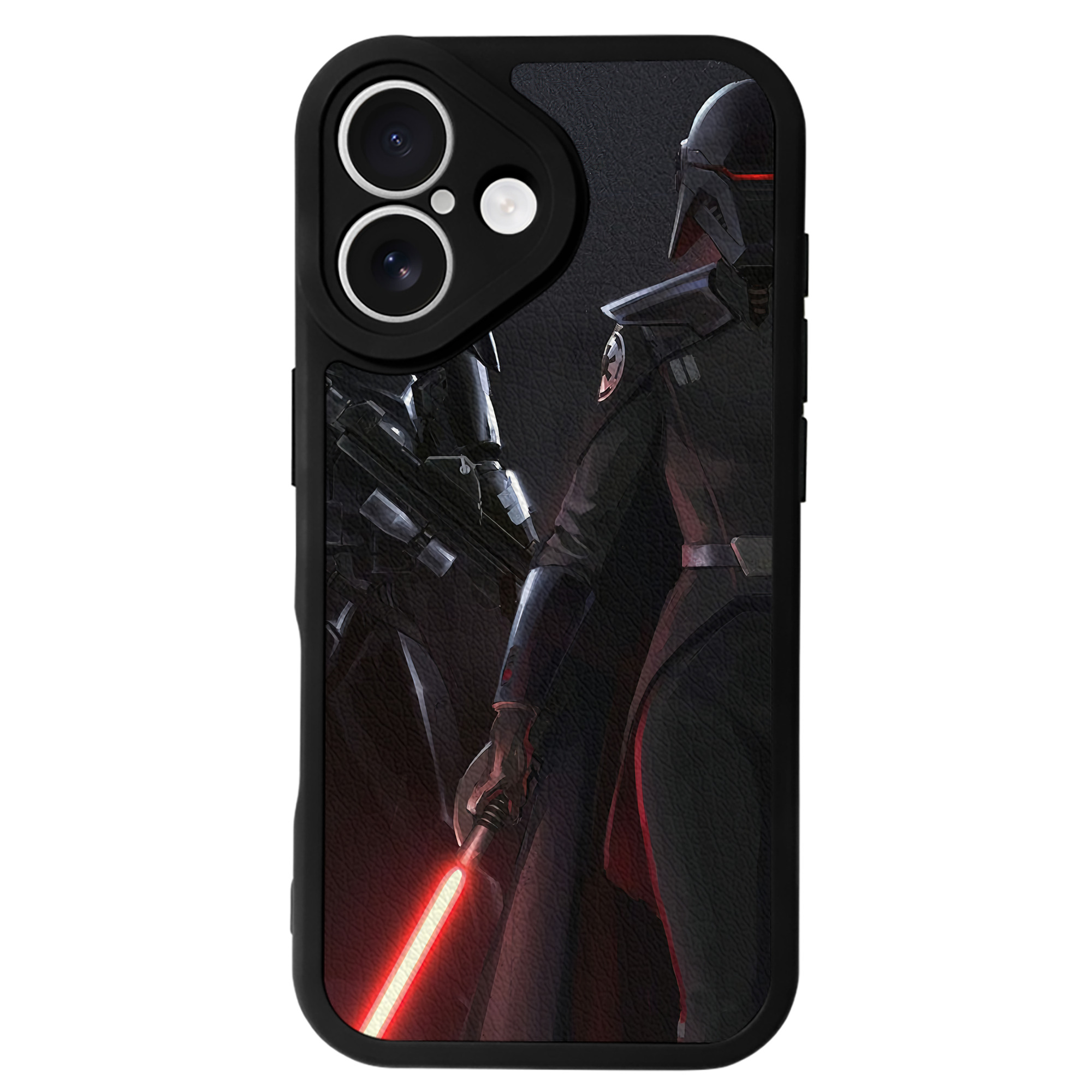 （画像用） スター・ウォーズ Star Wars 【iPhone 16シリーズ対応】シリコンスマホケース（レザー調） 材質：シリコン